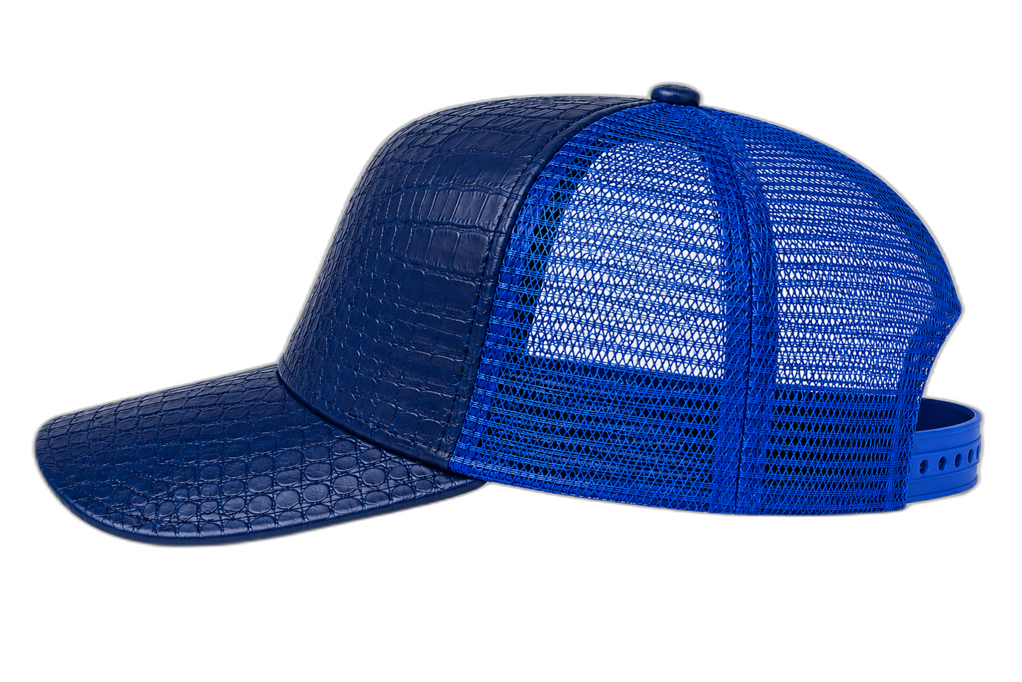Navy Aqua Caiman Cap