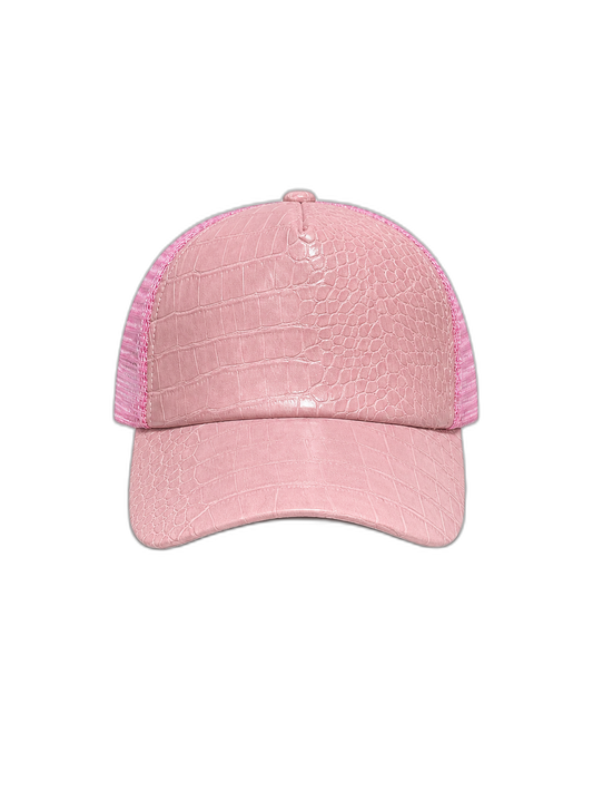 Pink Blush Caiman Cap