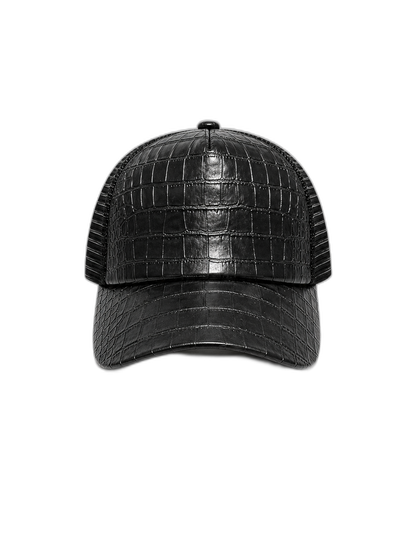 Black Obsidian Caiman Cap