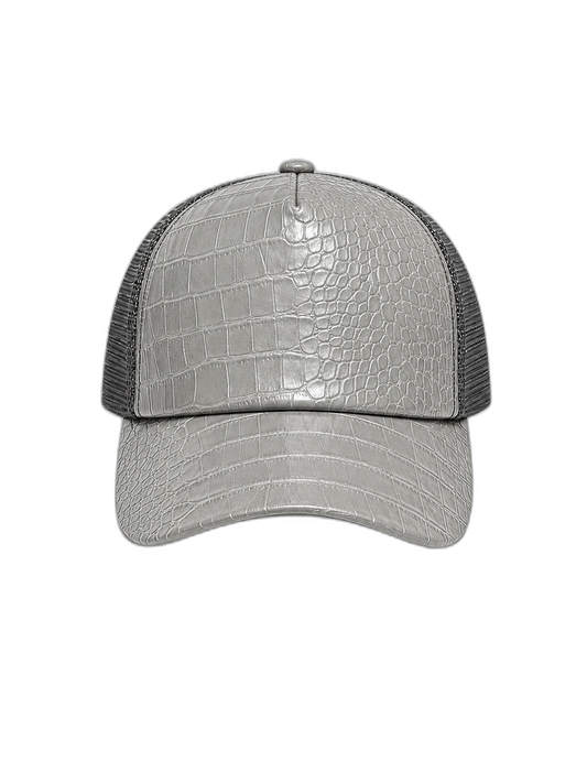 Grey Slate Caiman Cap