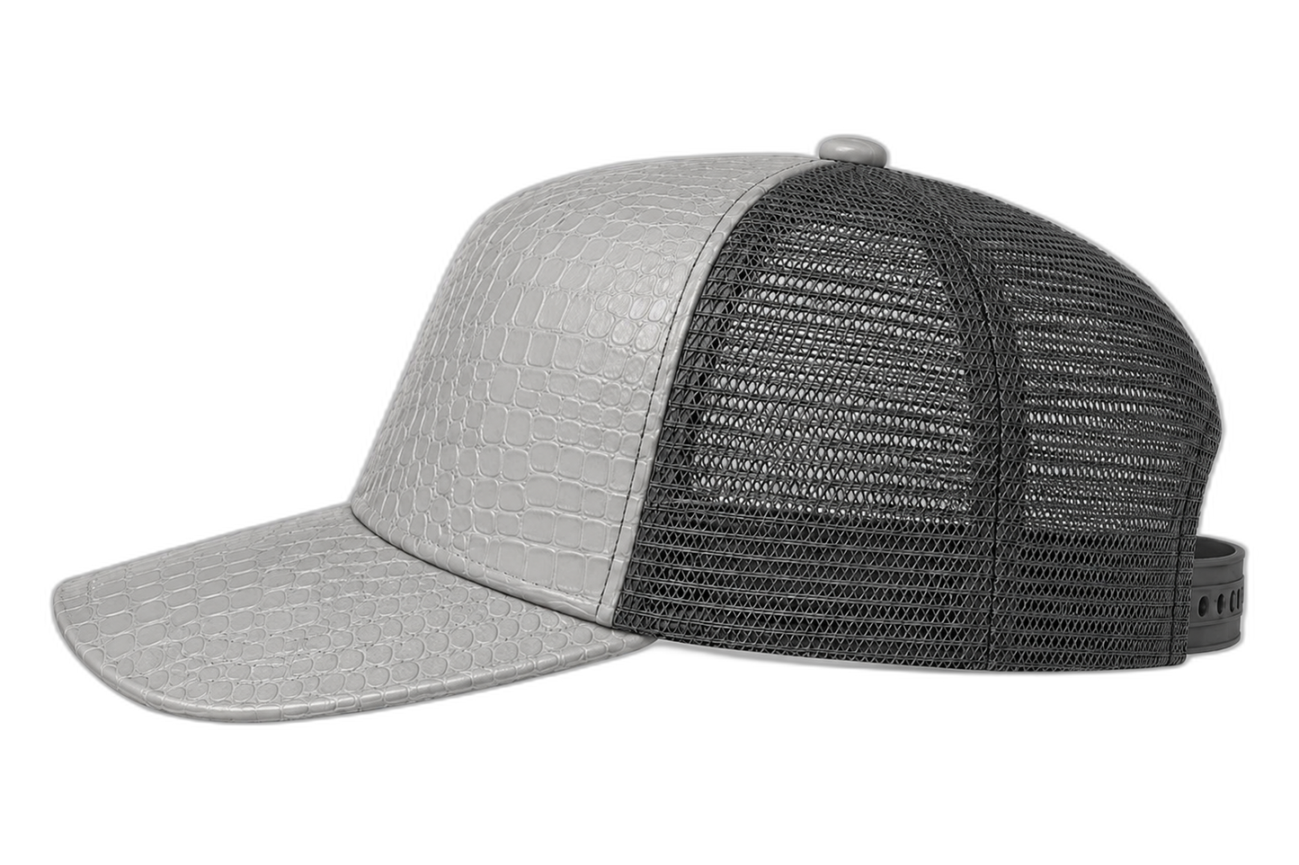 Grey Slate Caiman Cap