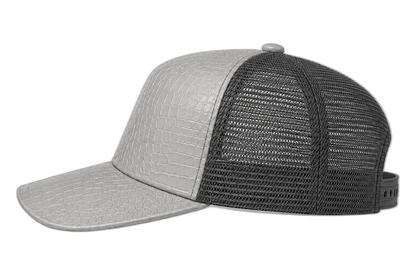 Grey Slate Caiman Cap