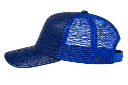 Navy Aqua Caiman Cap