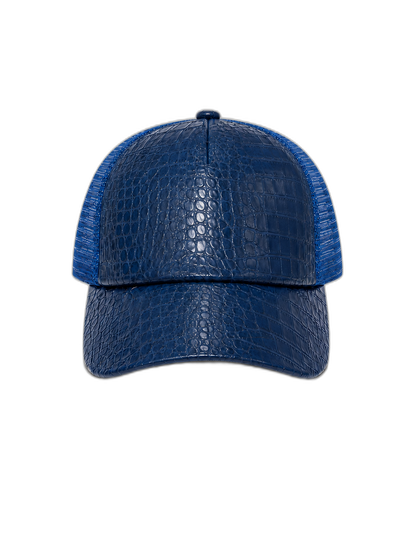 Navy Aqua Caiman Cap