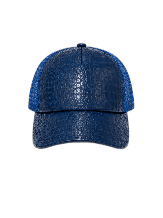 Navy Aqua Caiman Cap